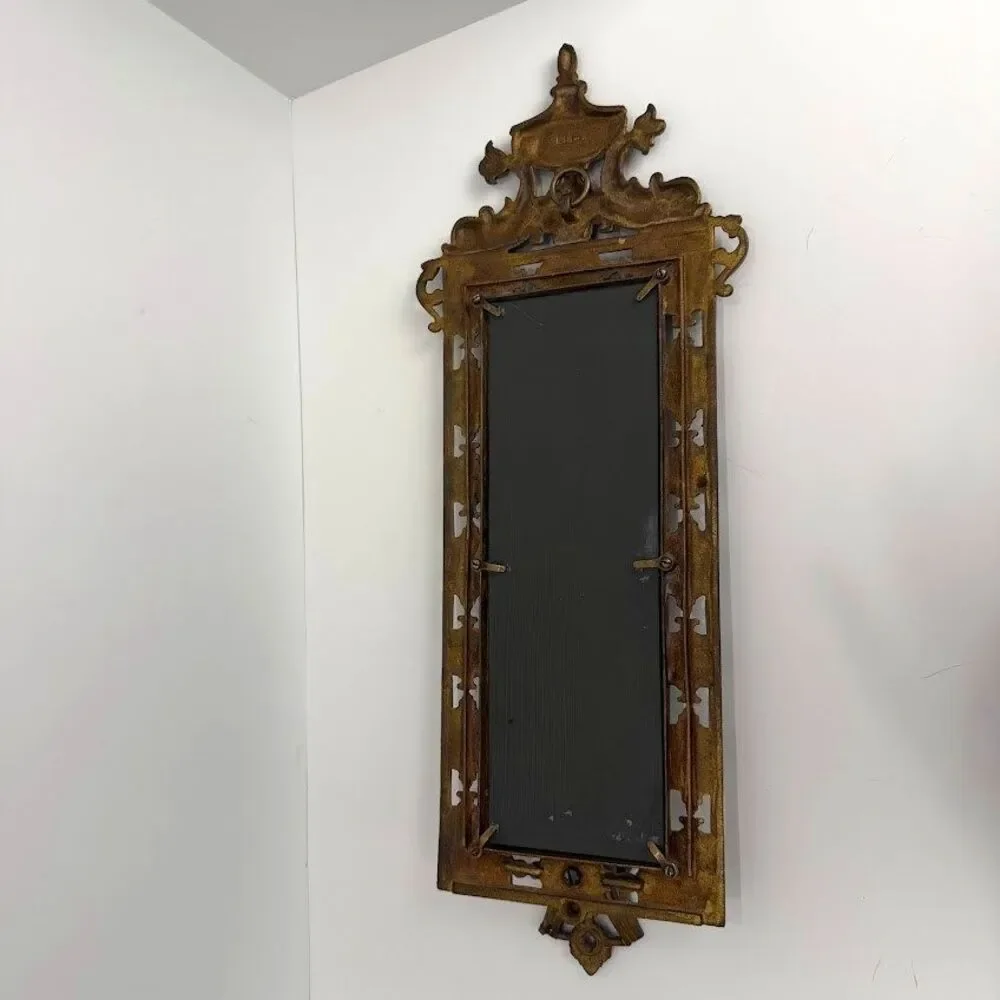Antique Bradley & Hubbard Victorian Wall Mirror, Ornate, Koi Fish/Dolphin